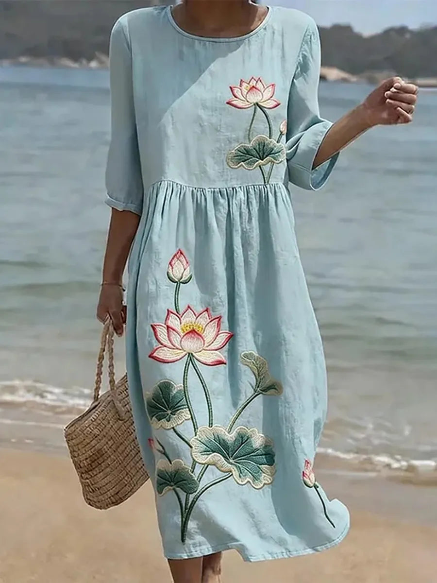 Maddalena | Ledig blommig klänning