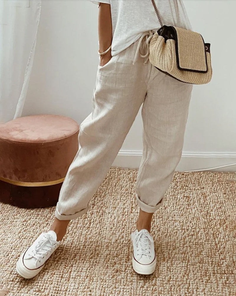 Clara | Bekväma och eleganta byxor med mjukt fall