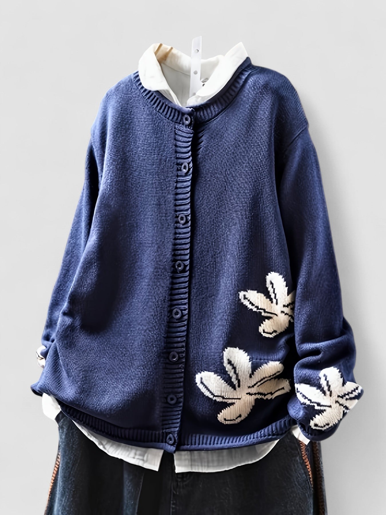 Safira | Cardigan med blommönster