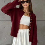 Nicole | Cardigan med knappdetaljer