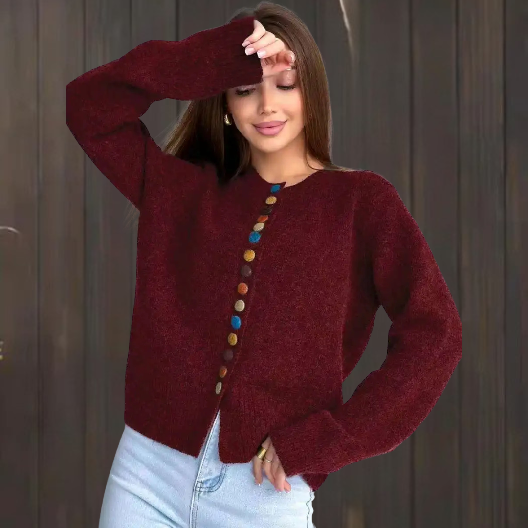 Nicole | Cardigan med knappdetaljer