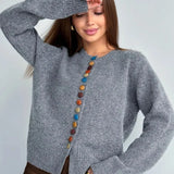 Nicole | Cardigan med knappdetaljer