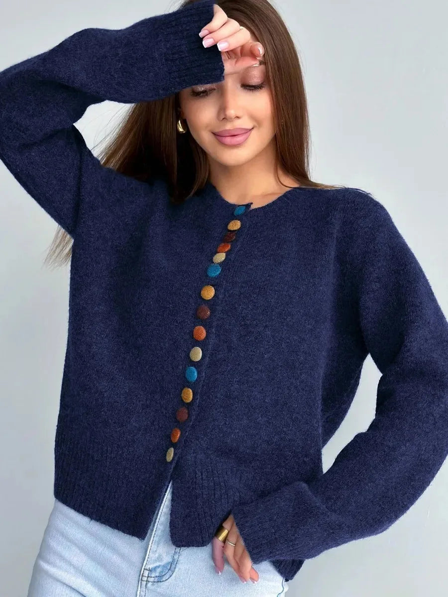 Nicole | Cardigan med knappdetaljer