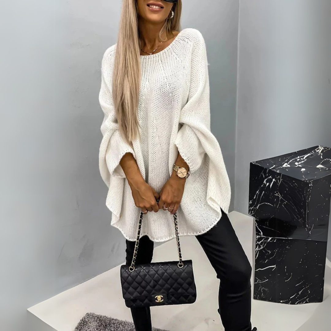 Isabelle | Elegant damtröja med rund hals