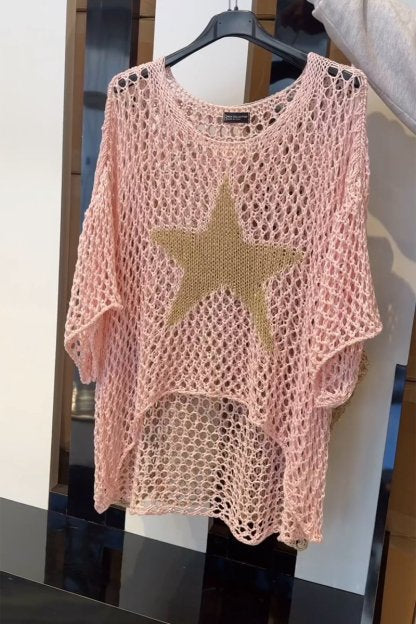 Larissa | Elegant stickad tröja med stjärna
