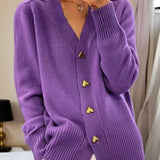 Adele | Elegant kofta med hjärtknappar