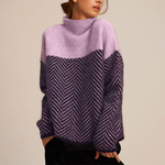 Adelie | Premium tröja med turtleneck gjord av finstickad