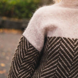 Adelie | Premium tröja med turtleneck gjord av finstickad
