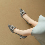 Yara | Glittrande pumps