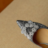 Yara | Glittrande pumps