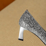 Yara | Glittrande pumps