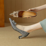 Yara | Glittrande pumps
