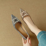 Yara | Glittrande pumps