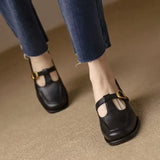 Alma | Skor med T-rem i vintagestil
