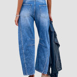 Valeska | Utsvängda jeans i ledig stil