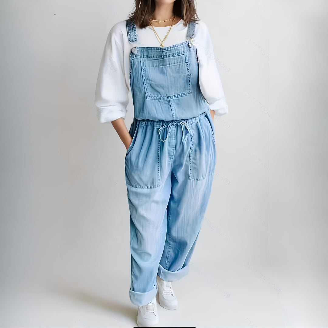 Rosa | Jumpsuit i denim i ledig stil