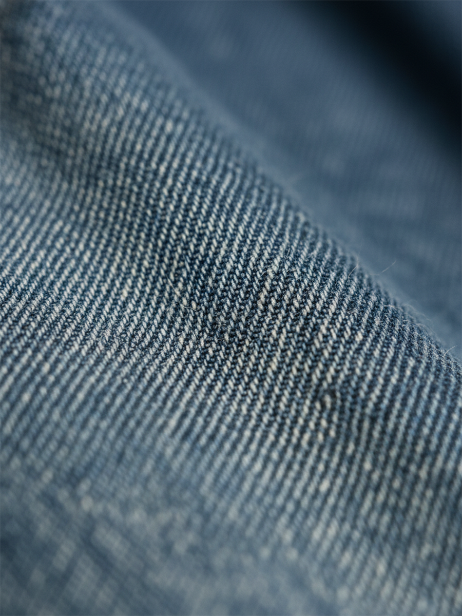 Renate | Lång jeansklänning i vintagestil