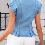 Martha | Jeanstopp med V-ringning