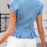 Martha | Jeanstopp med V-ringning