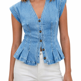 Martha | Jeanstopp med V-ringning