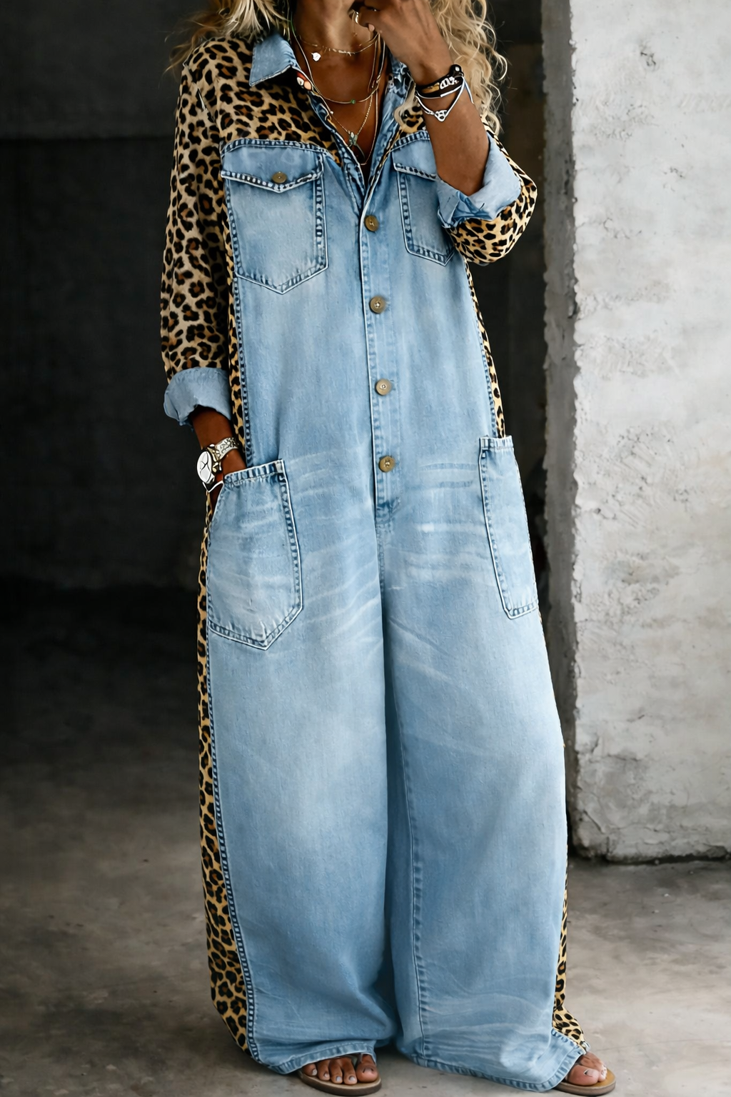 Marianne | Hängselbyxor i denim