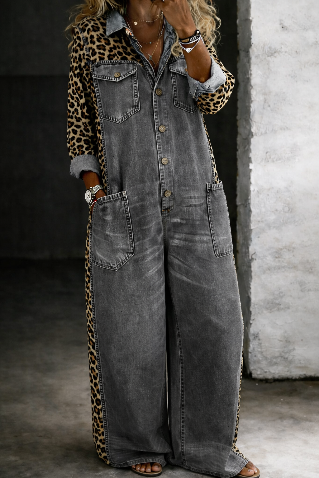 Marianne | Hängselbyxor i denim