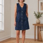 Lotte | Jeansklänning i ledig stil
