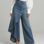 Katharina | Jeans med omlottdetalj
