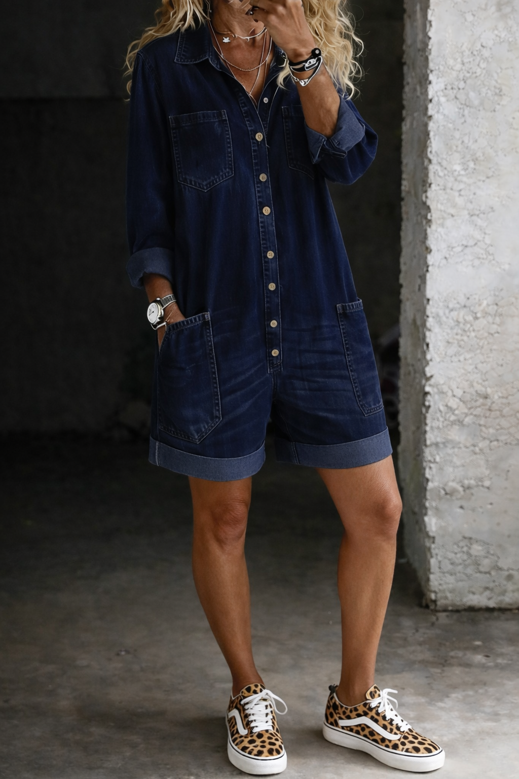 Julia | Kort jumpsuit i ledig stil