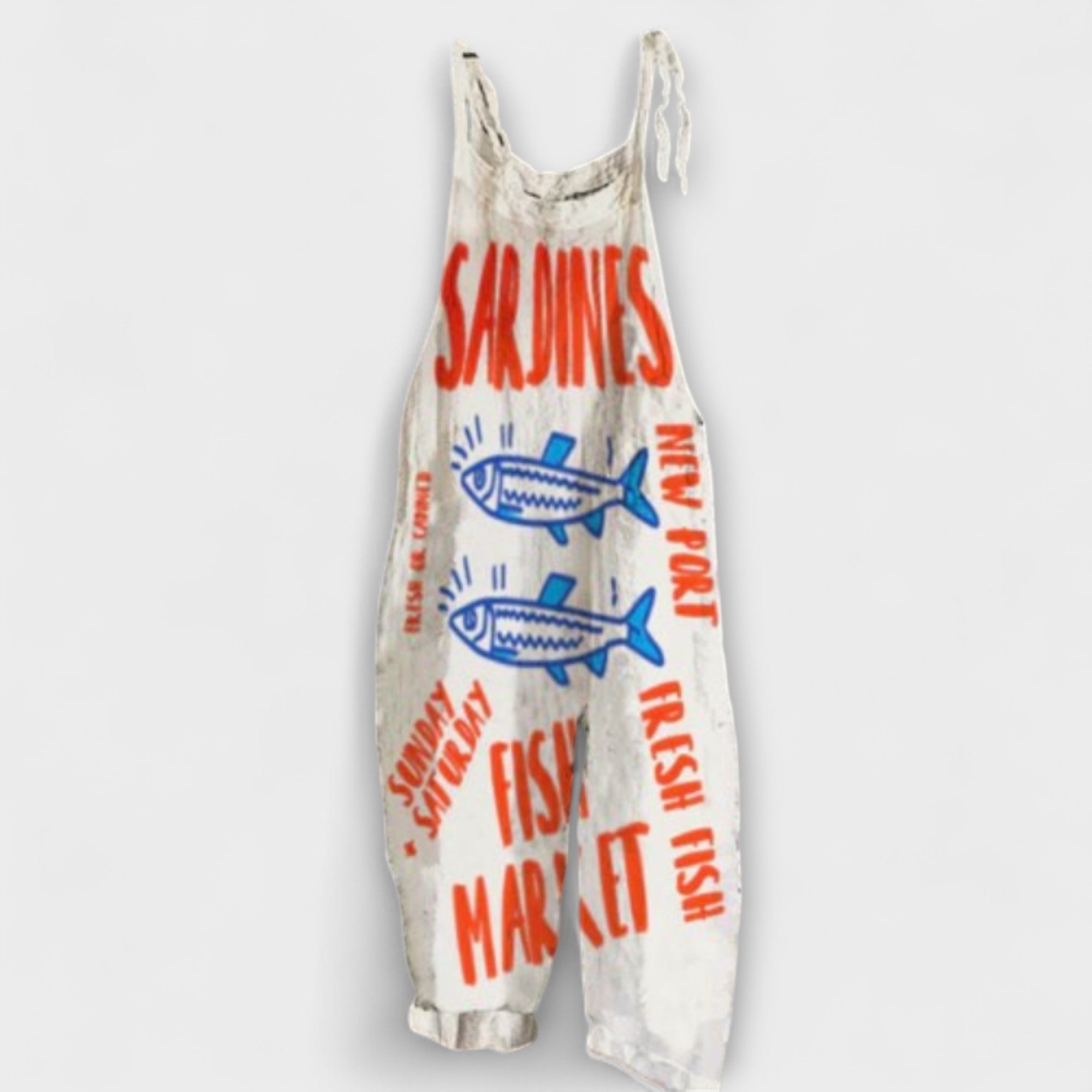 Claudia | Jumpsuit med vida ben i vintagestil