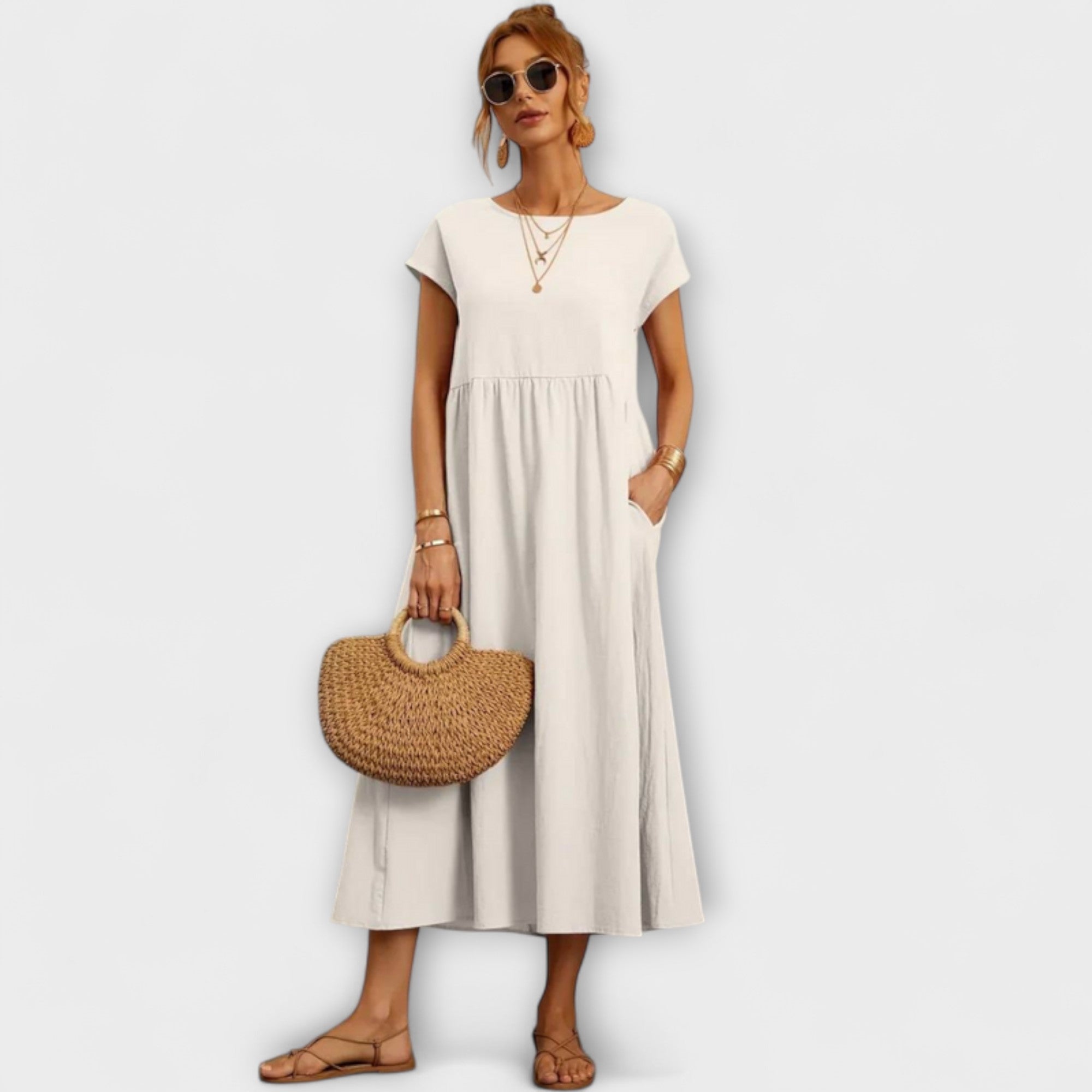 Nicole | Lätt sommarklänning