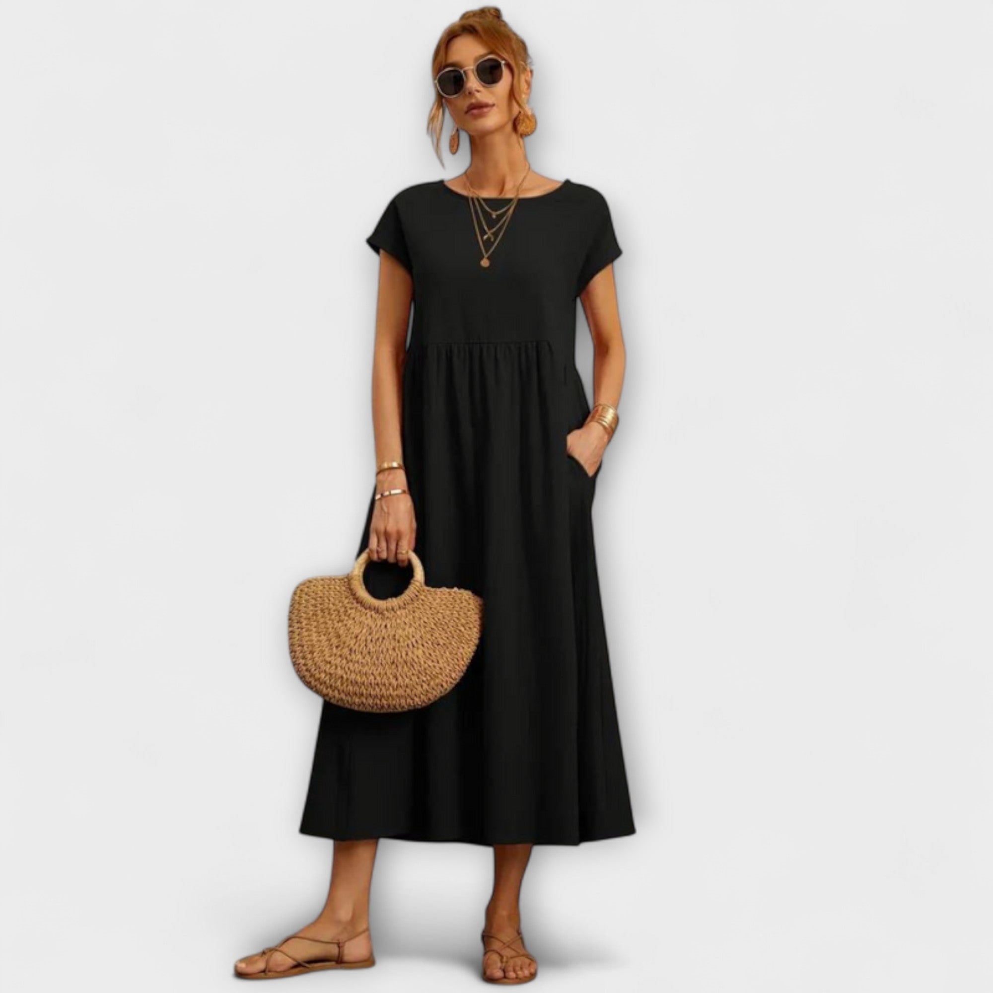 Nicole | Lätt sommarklänning