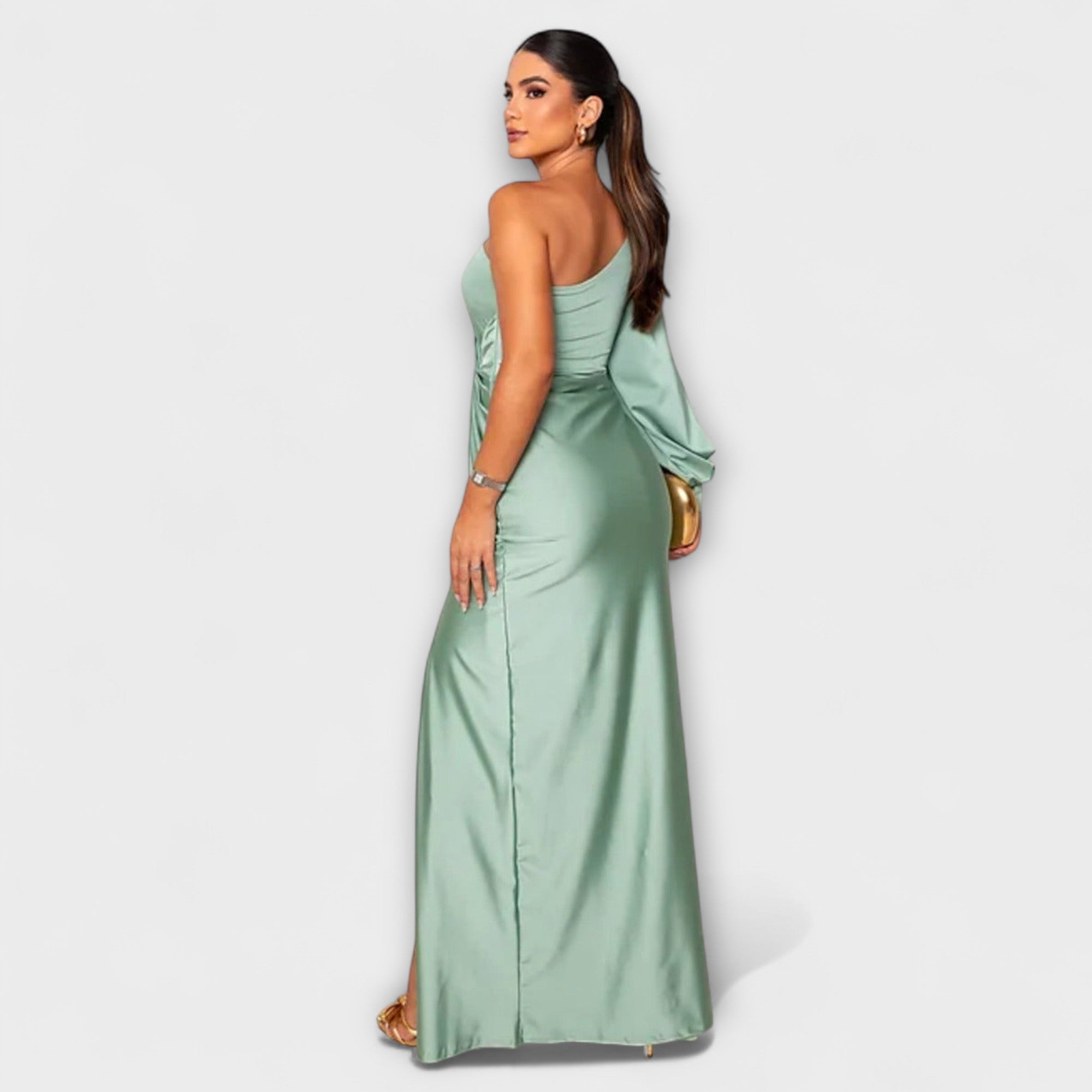 Roswitha | Elegant klänning med rund ringning