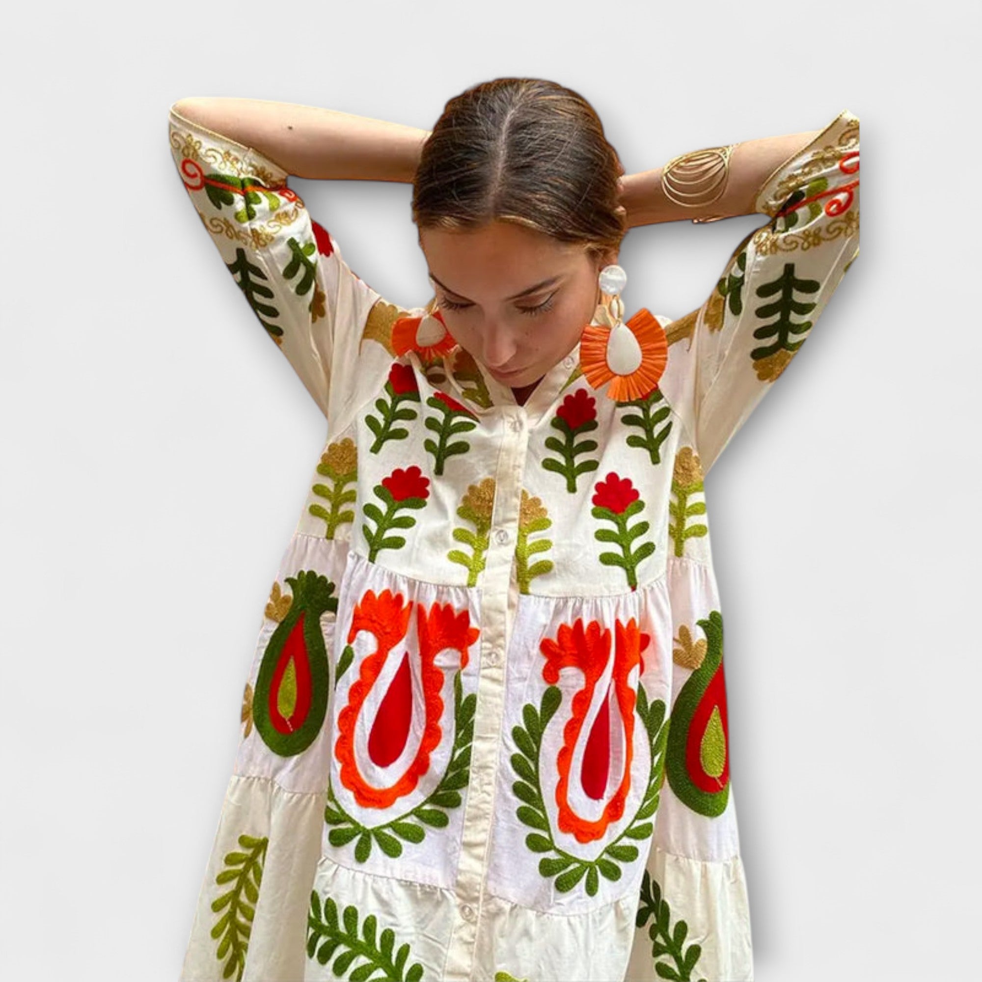 Cornelia | Romantisk blommig klänning