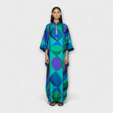 Almut | Färgstark kaftan med psykedeliskt mönster