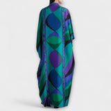 Almut | Färgstark kaftan med psykedeliskt mönster
