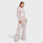 Sieglinde | Jumpsuit i spets med korsett