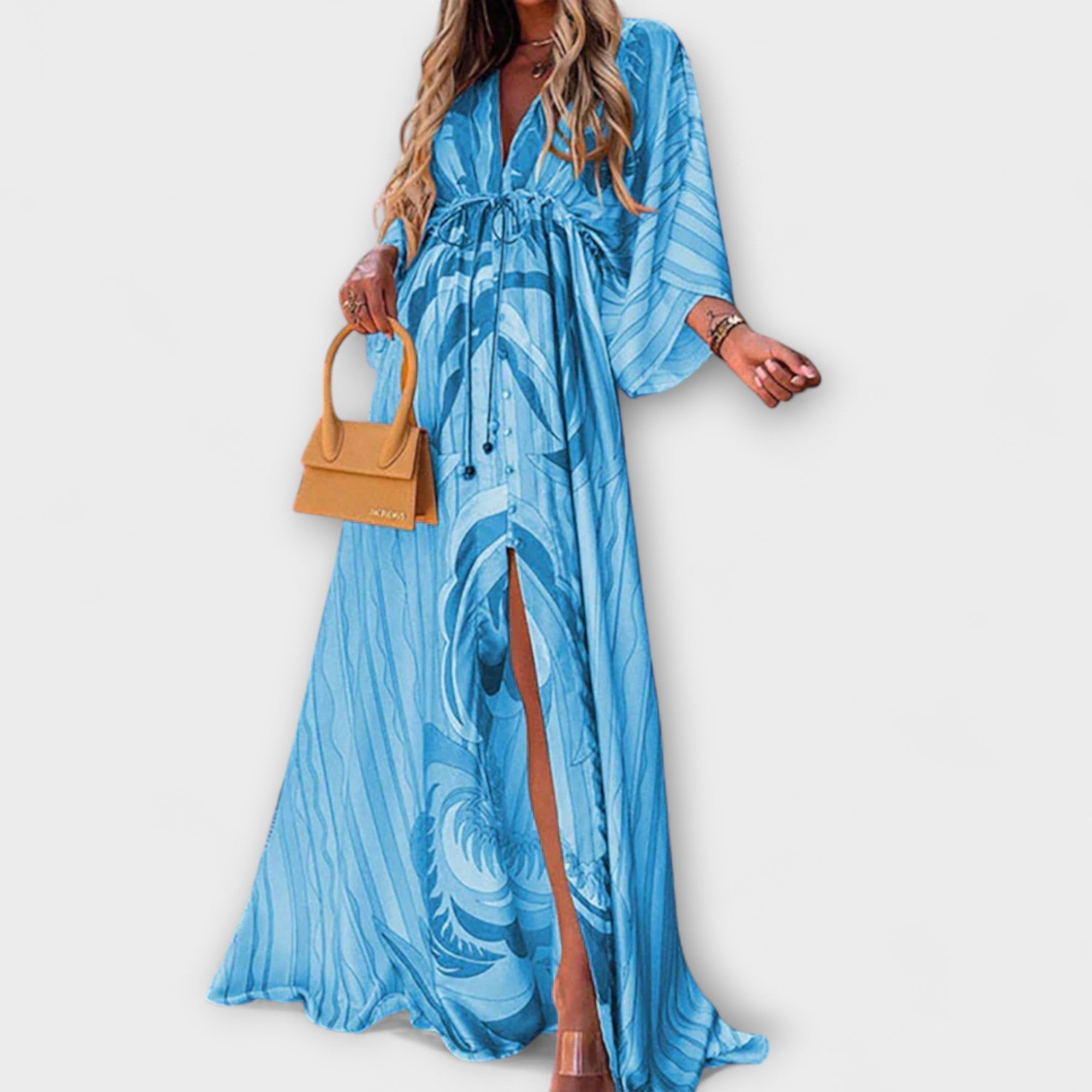 Silvia | Elegant färgglad klänning