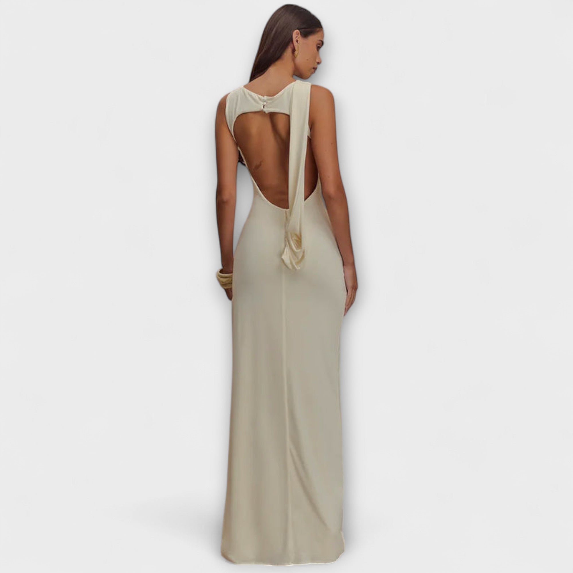 Ilse | Elegant långklänning med hög slits