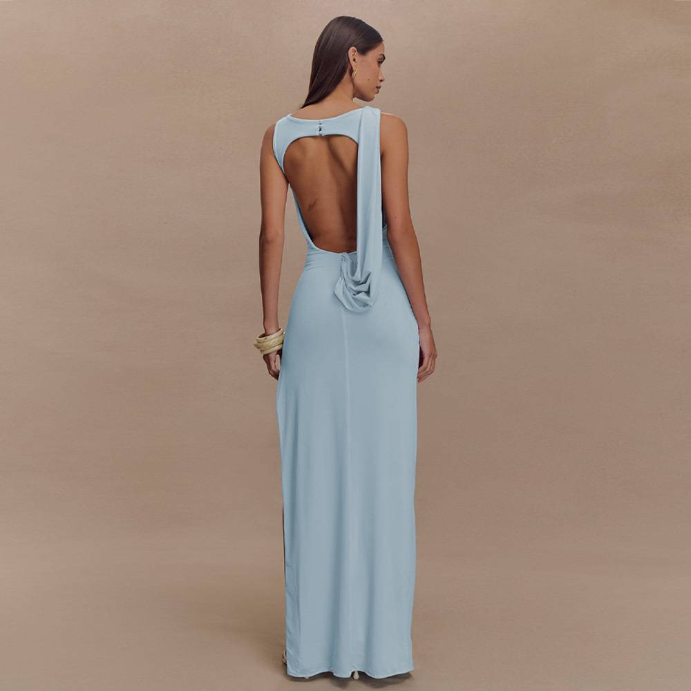 Ilse | Elegant långklänning med hög slits