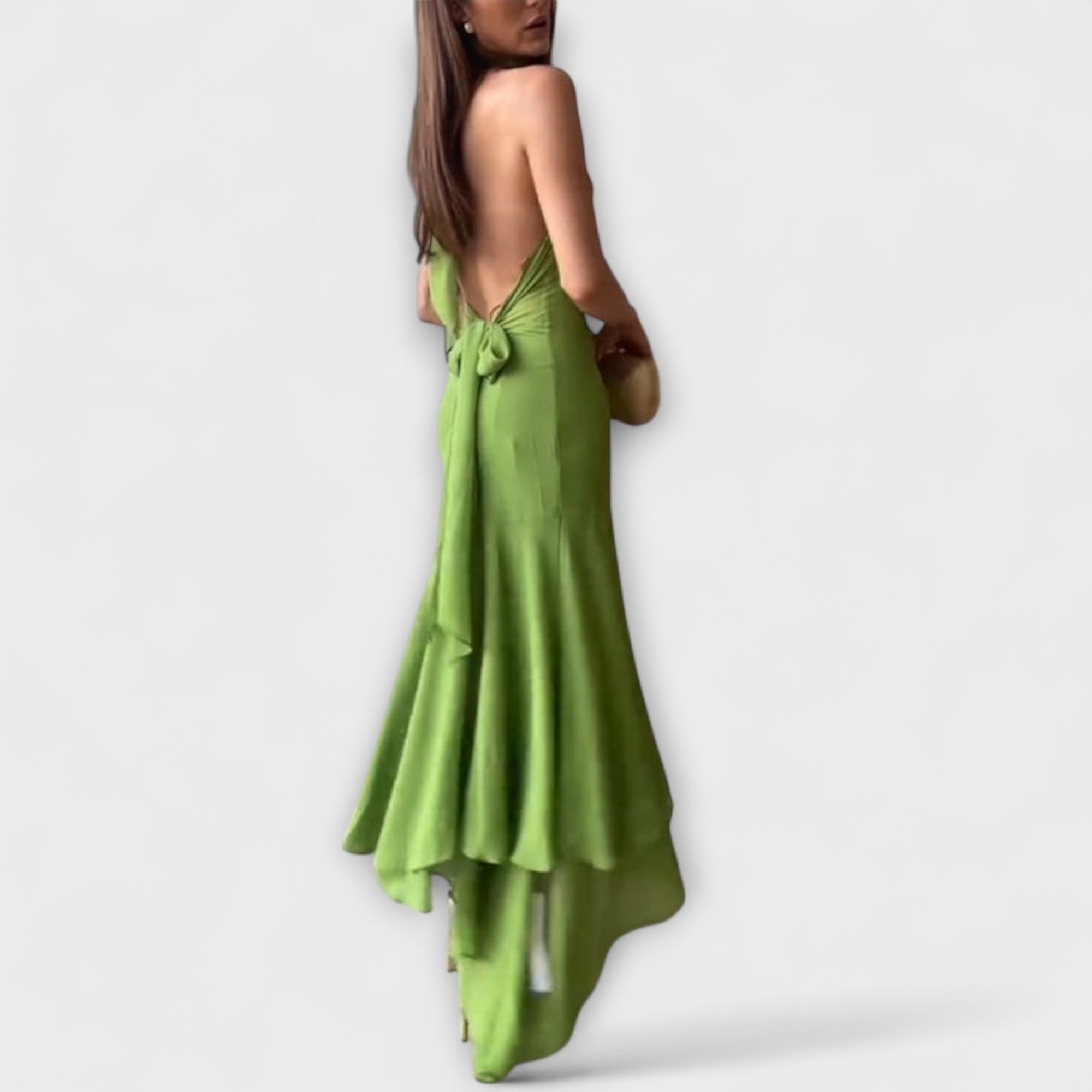 Lisa | Elegant asymmetrisk maxiklänning