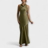 Anna | Elegant maxiklänning i satin