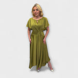Maja | Klänning med draperad kjol