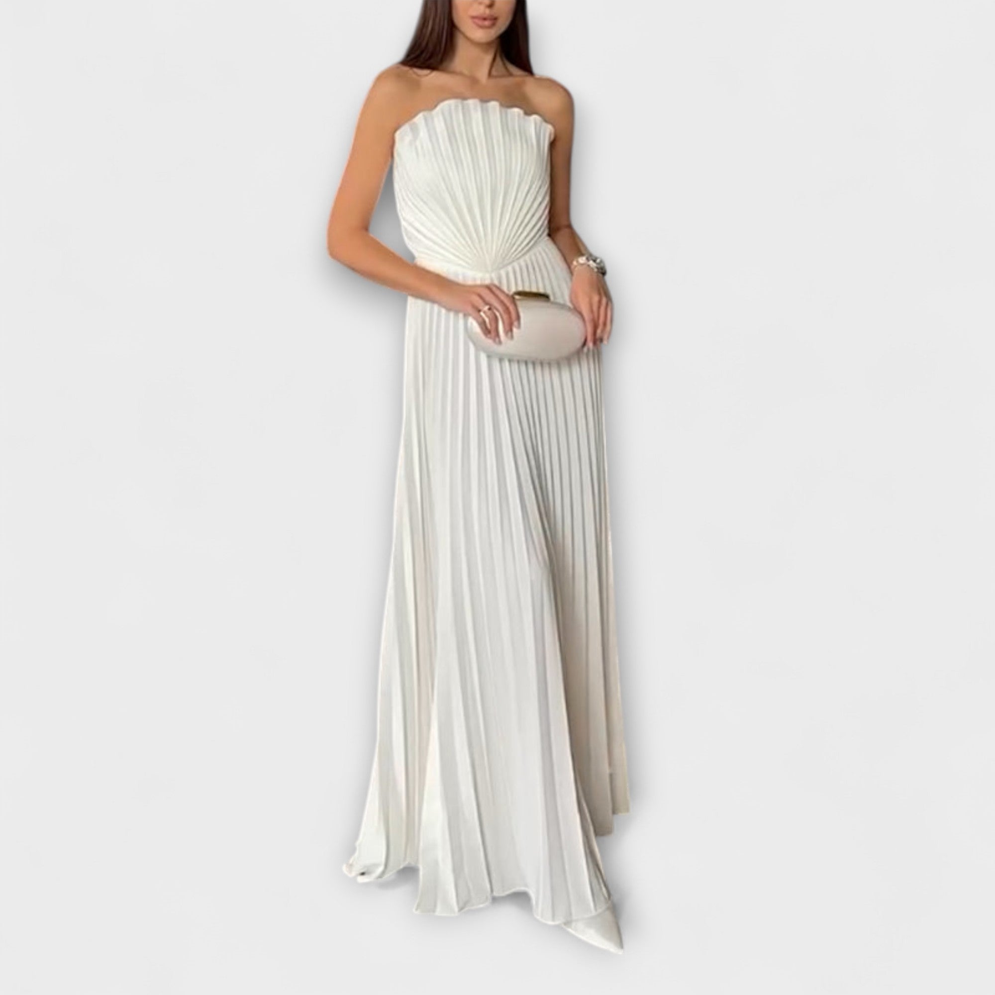 Viola | Elegant plisserad klänning