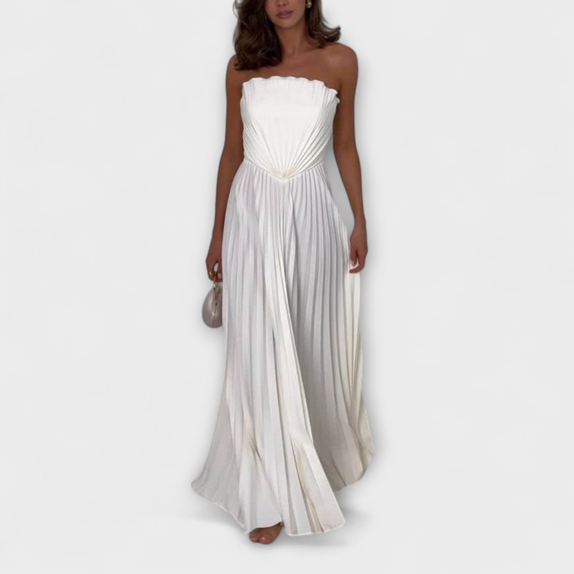 Viola | Elegant plisserad klänning