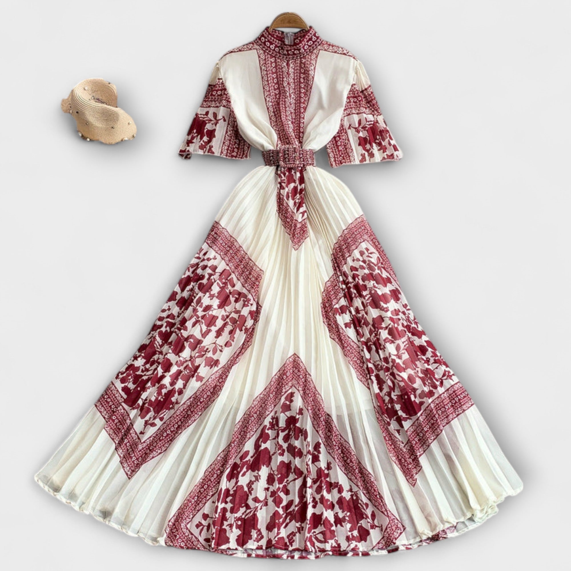 Isabell | Klänning med vintageinspirerat tryck