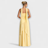 Martha | Elegant svartvit maxiklänning
