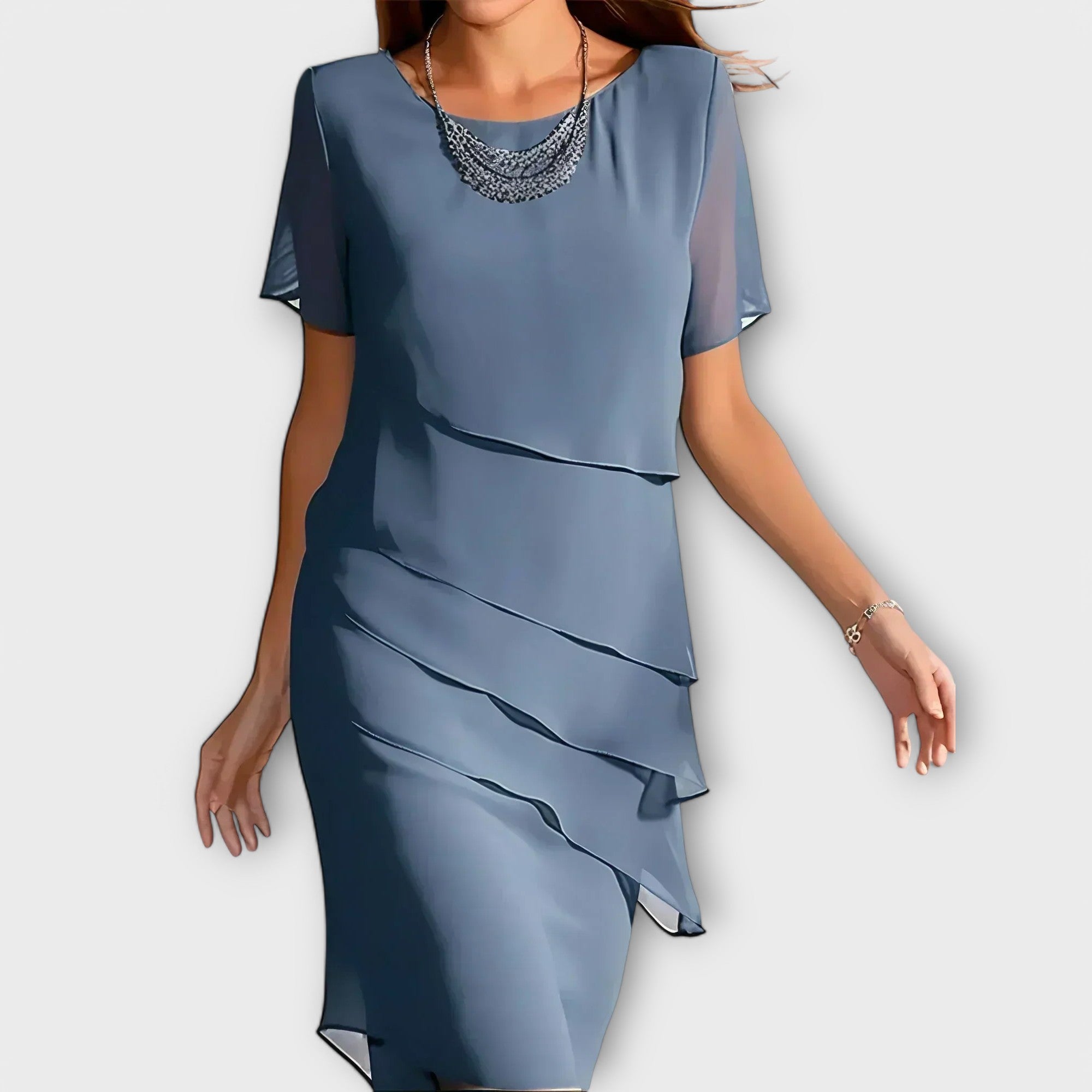 Stefanie | Elegant figurnära klänning