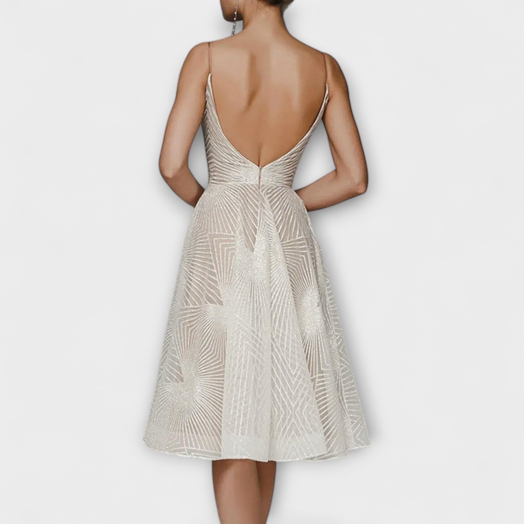 Gretchen | Elegant klänning med broderier