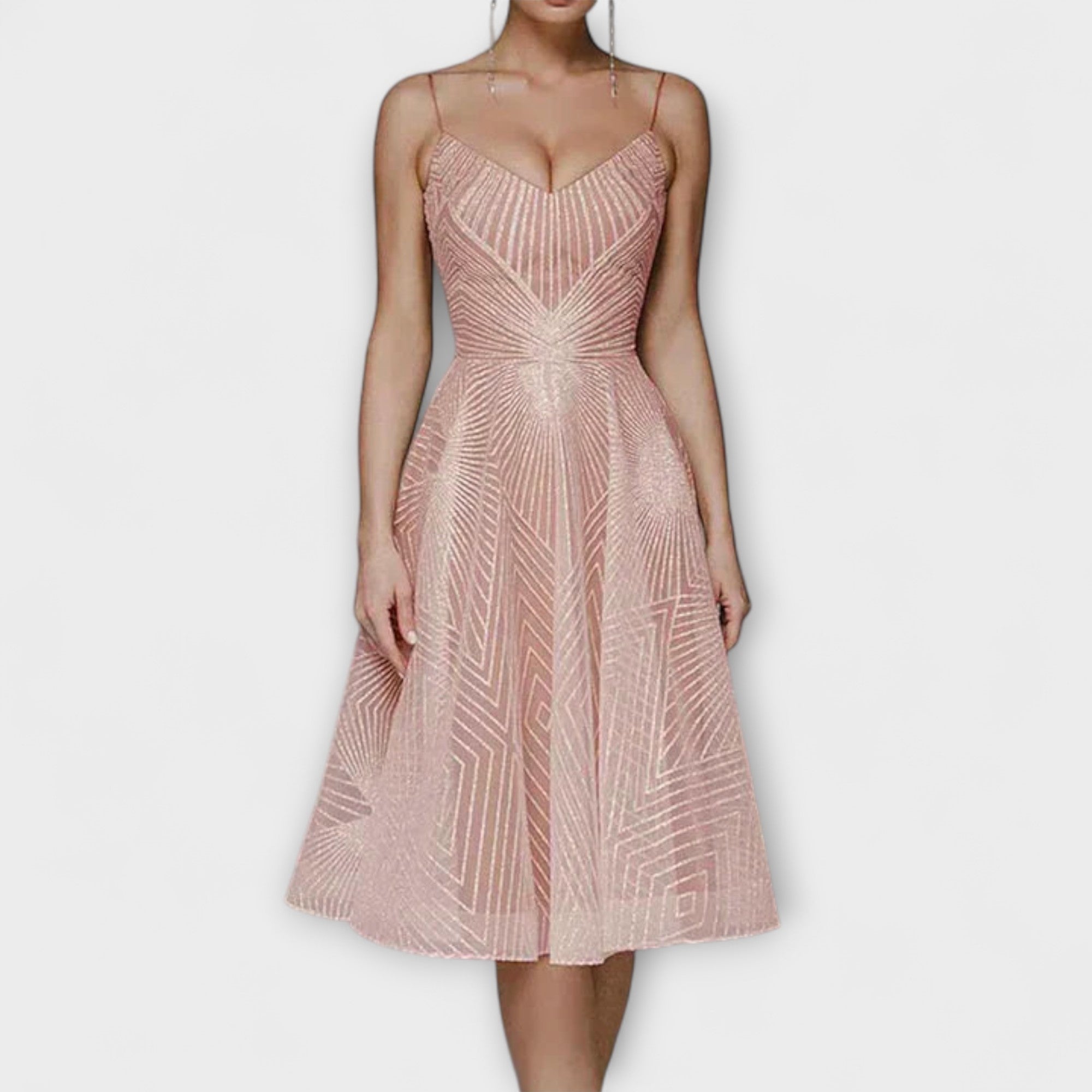 Gretchen | Elegant klänning med broderier